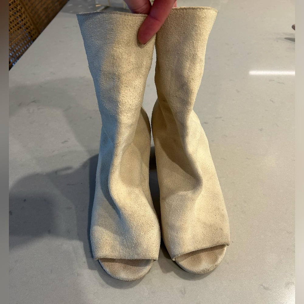 Marsell Peep Toe Heeled Boots - Picture 2 of 3